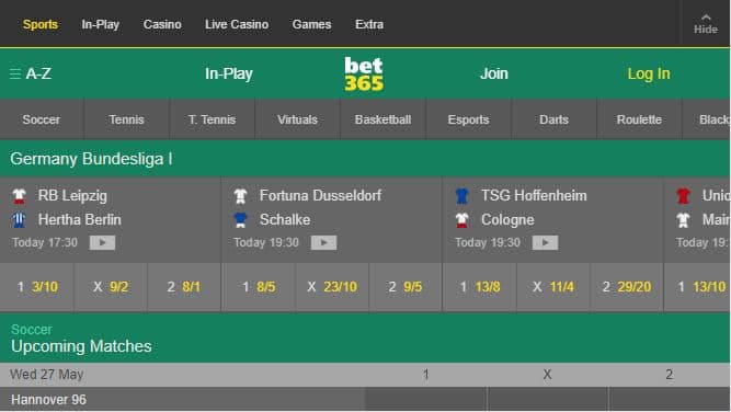 Οι εφαρμογές της Bet365 πλατφόρμας της Bet365